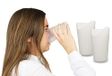 PEPE - Dysfagie Drinkbeker (x2 units), Beker met Uitsparing, Transparante Drinkbeker voor Ouderen, voor Dysfagie, Ziekenhuisbeker, Dysphagia Cup for Adults, Nosey Cup
