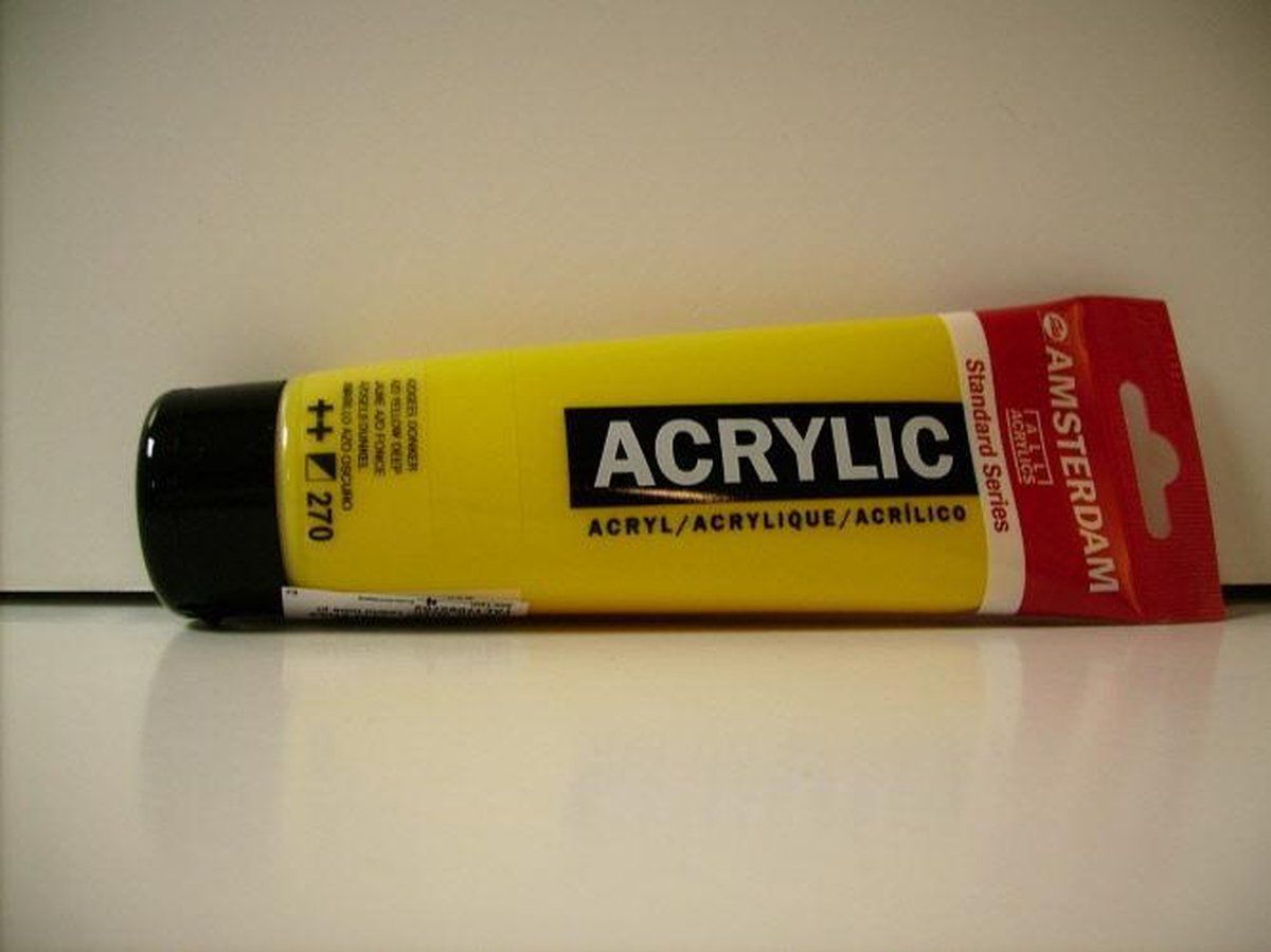Talens Amsterdam Acrylverf 270 Azogeel Donker 250ml