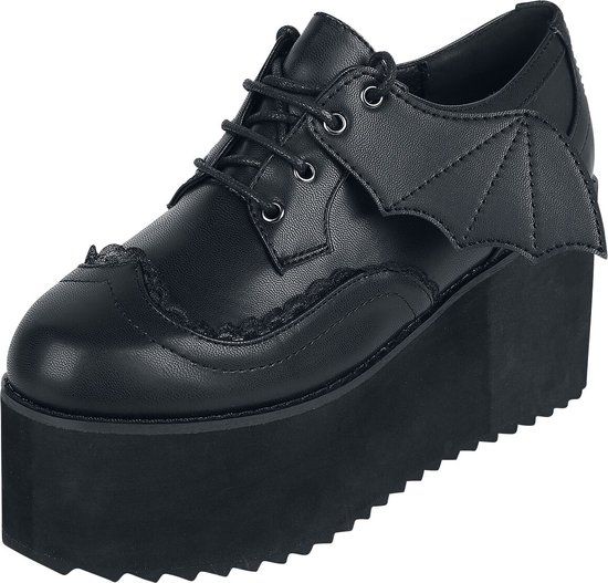 Banned WILLOW Dames Creepers - zwart - EU38