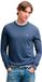 Superdry Preppy Essential Baumwolle Pullover Herren M Weichschale Marineblau