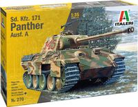 Italeri Modelbouwpakket Militaire voertuigen - 0270 SD.KFZ. 171 Panther Ausf. A Plastic - 1:35 - Modelbouw