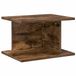 vidaXL Nachtkastje Gerookt eiken 40 x 30 x 25 cm Bewerkt hout