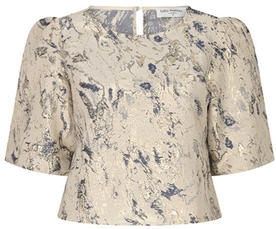 Lofty Manner T-shirt Top Jessey Rg62 Gold Blue Dames Maat - XL