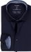 OLYMP 24/7 Luxor modern fit overhemd - tricot - marine blauw - Strijkvriendelijk - Boordmaat: 41