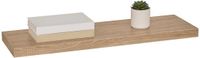 5five Zwevende wandplank Bassline - bruin eiken - 80 cm