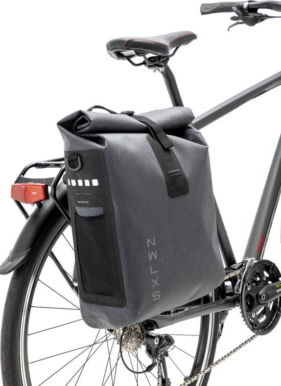 New Looxs Varo Single - Waterdichte Fietstas - 20L - Grijs
