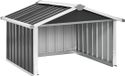 vidaXL - Overkapping voor robotmaaier - Staal - Antracietkleurig - 92x97x63 cm