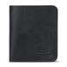 Otto Angelino Leer Ultra Slim Bifold Kaarthouder en Portemonnee - Unisex (Zwart)