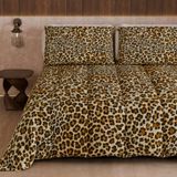 PETTI Artigiani Italiani Winterdekbed 270 × 260 cm, Animalier 04 | bedrukt en omkeerbaar, microvezel, 300 g/m², gemaakt in Italië