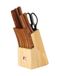 Bergner BG-8911-MM Messenset met 13 Delen en Houten Handvatten