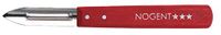 NOGENT*** Schilmes – 2 snijkanten – rood hout – roestvrij staal – groenteschiller – fruit – culinaire bereiding – professionele kwaliteit – 01212K