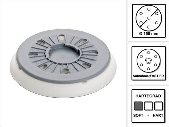 Festool ST-STF D150/MJ2-FX-SW 150 mm Schuurpad (202462) - Super Soft