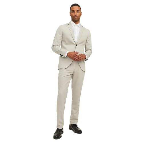 JACK&JONES JPRFRANCO SUIT NOOS Heren Pak - Maat 46 - Pure Cashmere - Slim Fit - Zakelijk - Mannen - Tweedelig pak