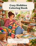 Cozy Hobbies Coloring Book: Bold & Easy Relaxing Pages for Adults and Teens