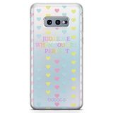 ERT GROUP mobiel telefoonhoesje voor Samsung S10e origineel en officieel erkend Babaco patroon Judge me 001 optimaal aangepast aan de vorm van de mobiele telefoon, gedeeltelijk bedrukt