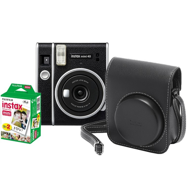 Fujifilm INSTAX Fujifilm Instax Mini 40 EX D Black Starter Kit