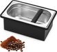 Elodame B.V. Conteneur à marc de café – Bac à marc de café en Inox grande capacité – Boîte à marc professionnelle pour cafés et bars à thé – 1 pièce