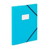 VIQUEL - FEEL'EASY - Documentenbescherming van robuust kunststof - 60 hoezen - ideaal voor kantoor of thuis - turquoise blauw