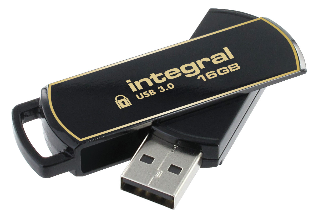 Integral 16GB Secure 360 Encrypted USB 3.0