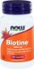 Now Foods Biotin 1000mcg 100 Capsules