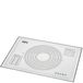 GEFU PAD Tapis de cuisson - Silicone, Ivoire, 70x50 cm