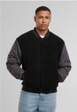 Urban Classics Teddy College Jacket Zwart M