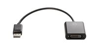 HP DisplayPort naar DVI-D Adapter - 19 cm - Zwart