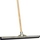 Betra Raclette de sol/raclette de douche - 75 cm - Métal/Caoutchouc - Manche en bois 150 cm