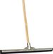 Betra Raclette de sol/raclette de douche - 75 cm - Métal/Caoutchouc - Manche en bois 150 cm