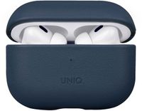 Uniq Terra Echt Lederen Case voor de Apple AirPods Pro 2 - Space Blue