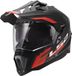 LS2 Helm Explorer Hexa MX701 zwart / rood / grijs maat XL