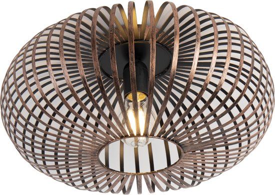 TRIO JOHANN - Plafondlamp - Koper antiek - Ø 40cm - E27