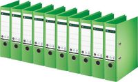 Leitz ordner 1007/1008, A4, rugbreedte 52 of 80 mm, groen