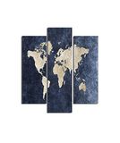 Homemania Wandafbeelding, 3-delig, voor woonkamer, slaapkamer, meerkleurig, 57 x 0,3 x 60 cm, HM203MDF141, MDF