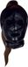 SHOTS OUCH! Masker met bruine paardenstaart - Zwart