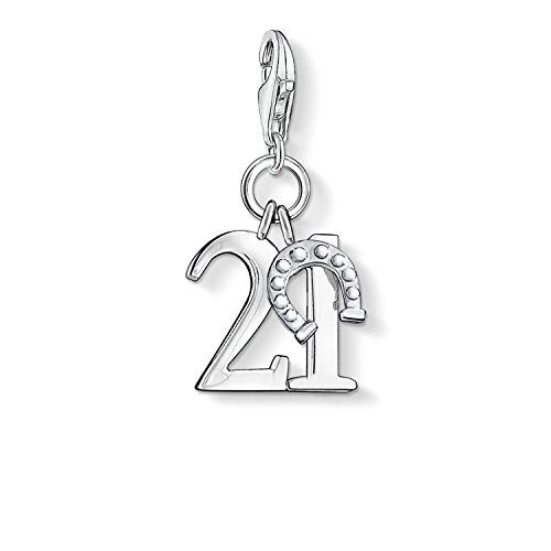 Thomas Sabo Charm Club 0460-001-12 Bedelhanger voor dames, 925 sterling zilver