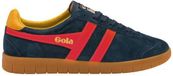Gola Hurricane Suede Lage Sneakers Heren Blauw Leer Rubber Maat 41