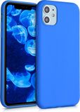 kwmobile telefoonhoesje geschikt voor Apple iPhone 11 - Hoesje voor smartphone - Back cover in neon blauw