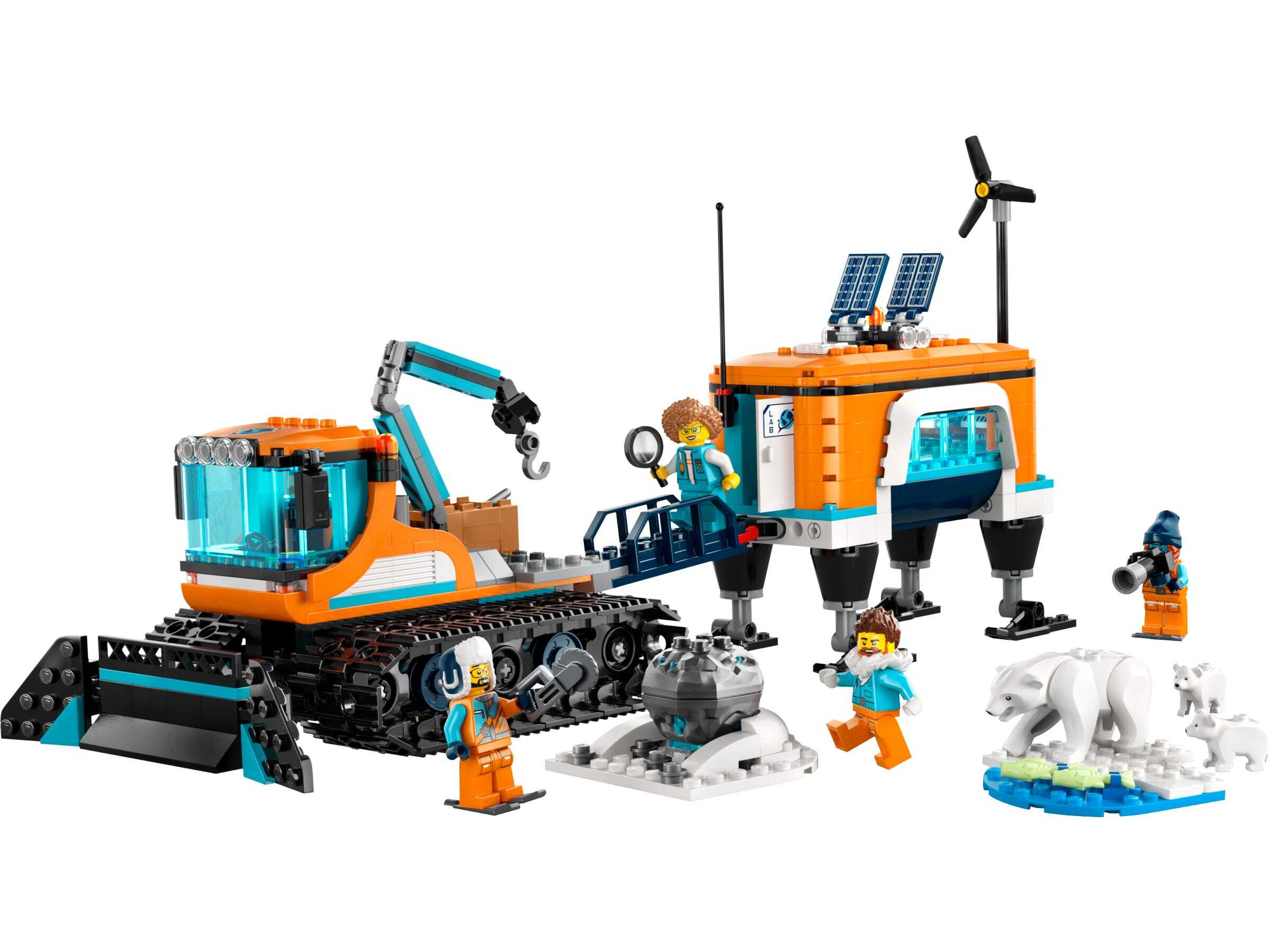 lego Truck en mobiel laboratorium voor poolonderzoek