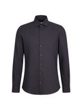Seidensticker Chemise en flanelle pour homme - Coupe ajustée - Col Kent - Manches longues - 100% coton