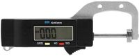 Merkloos / Sans marque Wan GmbH Digitale Dikte Meter - Meetinstrument Precisie - Materialen Meten - Groot LCD Scherm - 0-25mm - Zilver