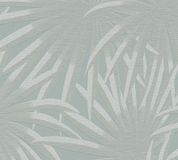 A.S. Création Palmbladeren Behang | Botanisch - Blauw Mint - Casual Living
