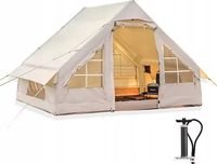 Tente gonflable pour 4 personnes, 6,3 m², avec pompe à air incluse