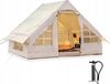 Tente gonflable pour 4 personnes, 6,3 m², avec pompe à air incluse