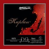 D'Addario K615-3/4H Kaplan Contrabass enkele snaar 'C' nikkel omsponnen 3/4 Heavy