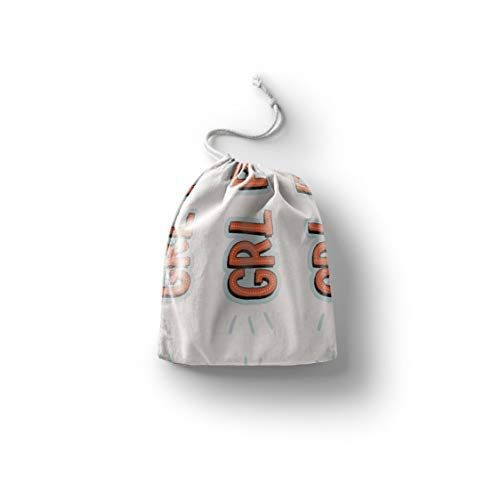 Le Jardin du Lin - Katoenen tas met trekkoord - 20 x 30 cm