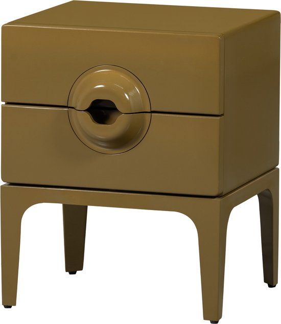 WOOOD Merge Nachtkastje - Honing Geel - 57x44x45 cm