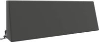 vidaXL Rugkussen SOEST 100% Polyester Antraciet 120 x 20 x 40 cm