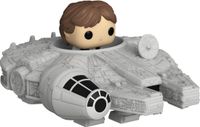 Funko Han Solo met Millennium Falcon - Funko Bitty Pop! Ride - Star Wars Figuur - 2cm