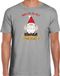 Bellatio Decorations fout kersttrui t-shirt heren - Kado Gnoom - grijs - Kerst kabouter XXL